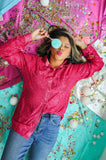 Classic button up Sequence Top