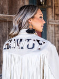 HOWDY RHINESTONE JEAN JACKET