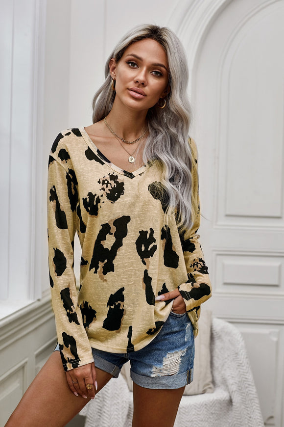 Leopard Print Blouse