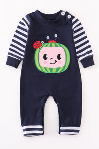 Cocomelon stripe baby romper