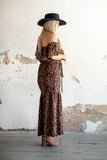 Amber Leopard Off Shoulder Dress