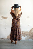 Amber Leopard Off Shoulder Dress