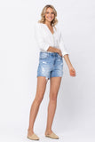 Judy Blue High Waist Destroyed Denim Shorts