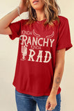 KINDA RANCHY KINDA RAD Cactus Print Graphic T Shirt