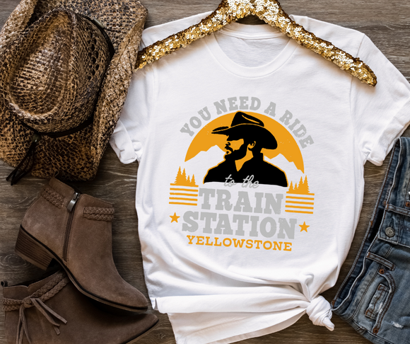 Ride to the Train Station Tee