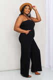 Halter Neck Wide Leg Jumpsuit