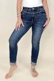 Judy Blue High Rise Front Yoke Skinny Jeans