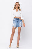Judy Blue High Waist Destroyed Denim Shorts