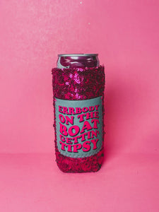 ERRBODY ON THE BOAT GETTIN TIPSY CAN COOLER
