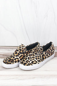 Leopard Slip-On Fashion Sneakers