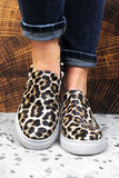 Leopard Slip-On Fashion Sneakers