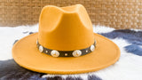 Felt Western Hat with Concho Band