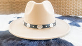 Felt Western Hat with Concho Band