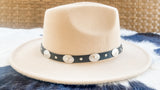 Felt Western Hat with Concho Band