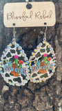 Western Bling Teardrop Earrings