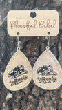 Western Bling Teardrop Earrings