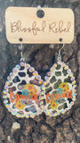 Western Bling Teardrop Earrings