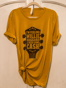 Feeling Willie Haggard & I Needs some Cash Bling Tee