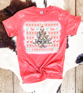 Dear Santa Please bring chickens T-Shirt