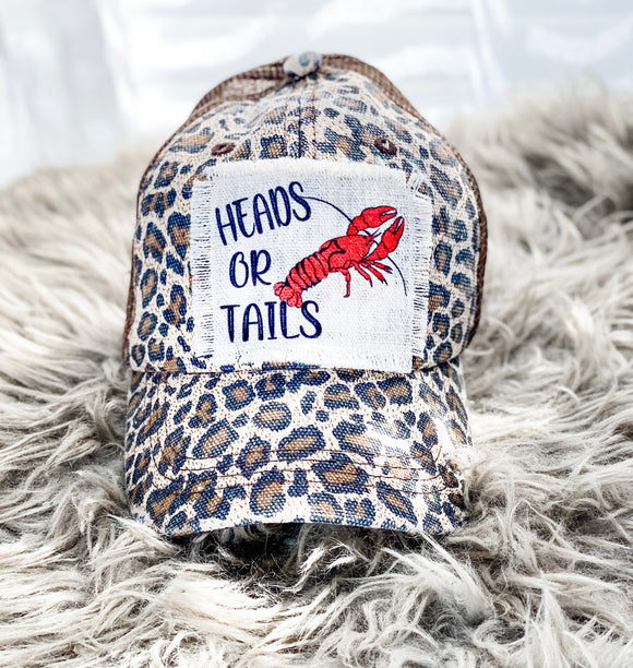 Heads or Tails Crawfish Baseball Cap