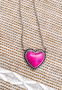 Concho Heart Necklace