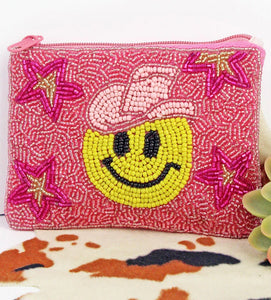 Smiley Star Struck Cowboy Coin purse