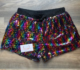 Confetti Sequin Shorts