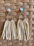 Bling loop Tassel Earrings