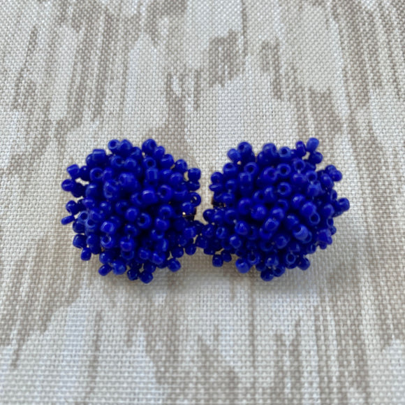 Seed Bead Cluster Earrings