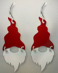 Gnome Santa Earrings