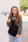 CRAZY TRAIN LANCASTER LEOPARD TOP