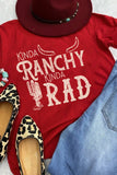 KINDA RANCHY KINDA RAD Cactus Print Graphic T Shirt