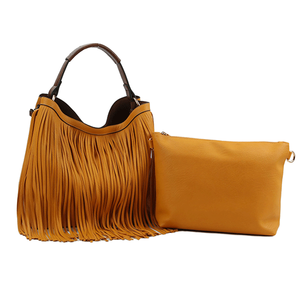 Fringe Boho Bag Mustard