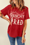 KINDA RANCHY KINDA RAD Cactus Print Graphic T Shirt