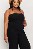 Halter Neck Wide Leg Jumpsuit