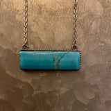 Turquoise Bar Necklace