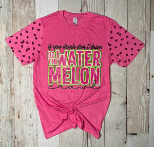 T-Shirt Watermelon Crawl With Seed Sleeves