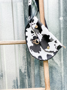 Cow Faux Leather Purse