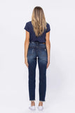 Judy Blue Mid-Rise Boyfriend Destroyed Jeans