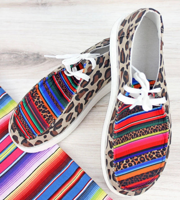 Leopard & Serape Ladies shoes