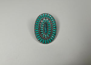 Round Concho Adjustable Ring