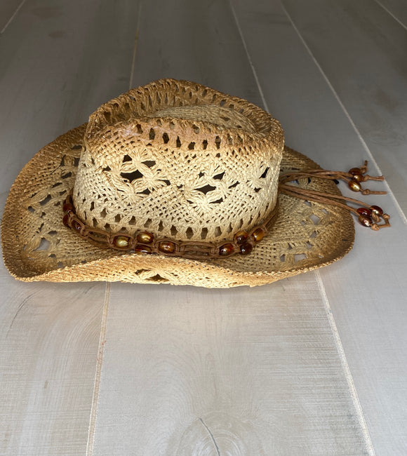 Western Ladies Straw Hat