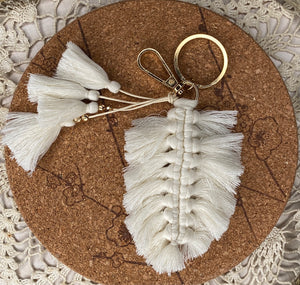 Boho Feather Keychain