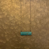 Turquoise Bar Necklace