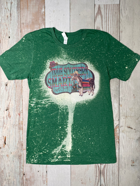 Bleached T-Shirt “True Southern Smart Ass”