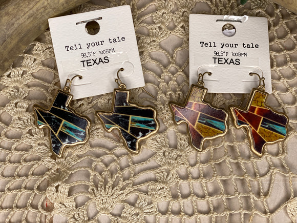 Texas Tell Your Tale Earrings