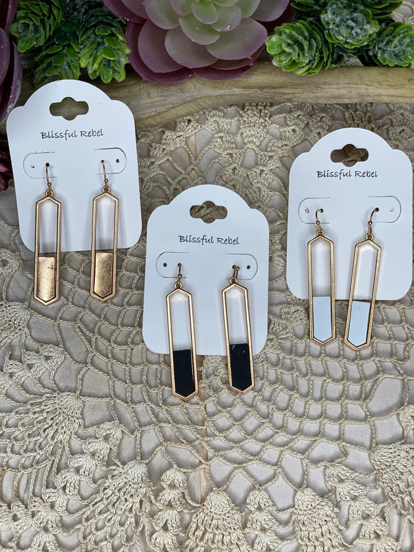 Bar drop Earrings