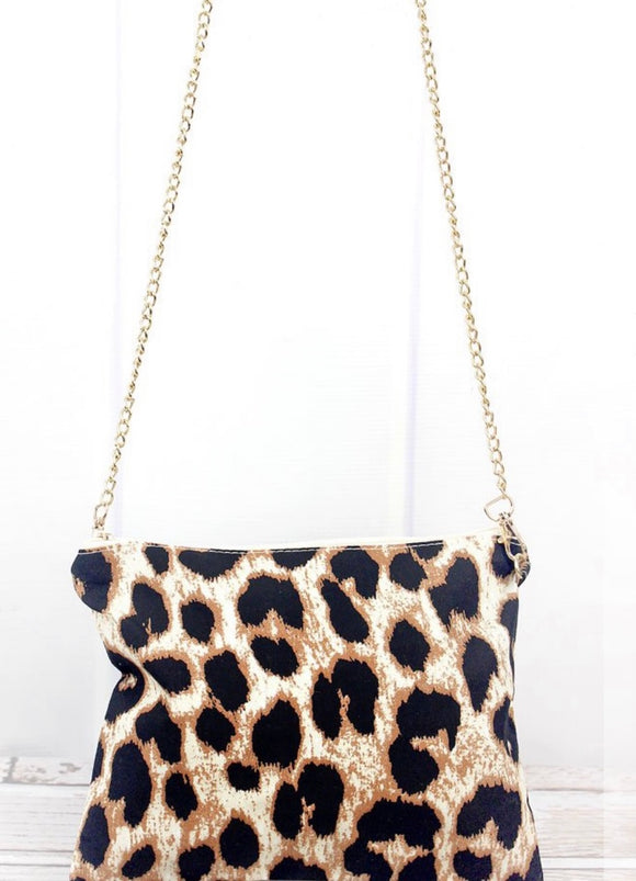 Leopard Crossbody Clutch