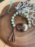 Beaded "Faith/Grace/Blessed" Bracelet