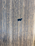 Druzy Cow necklace